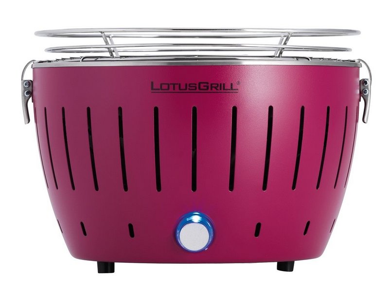 LOTUSGRILL Holzkohletischgrill Small Lila 