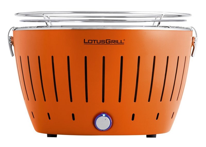 LOTUSGRILL Holzkohletischgrill Original Orange 