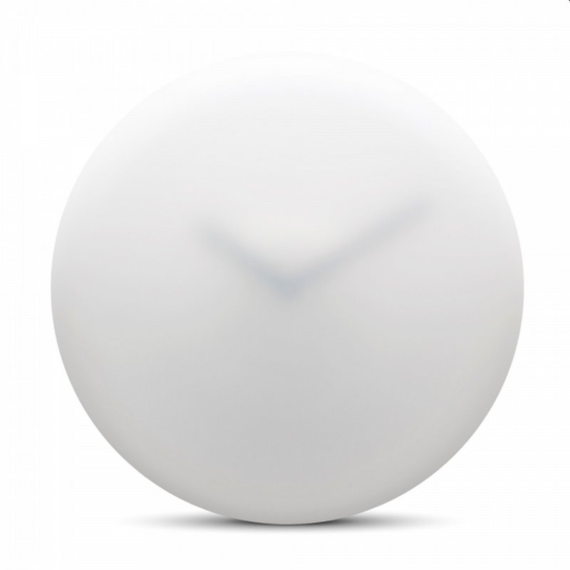 LEFF Wanduhr hazy weiss-schwarz 35 cm 