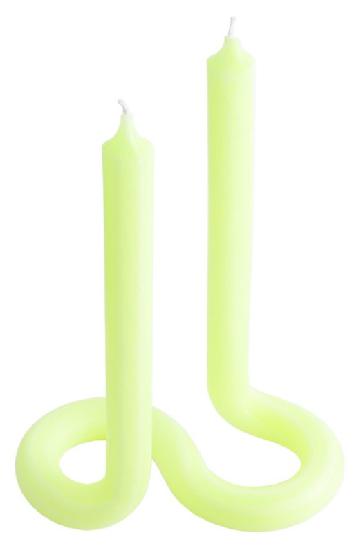 54Celsius Kerze Twist Gelb 