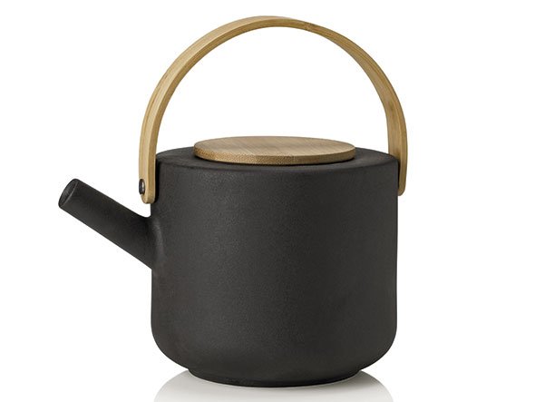 stelton Theo Teekanne schwarz 